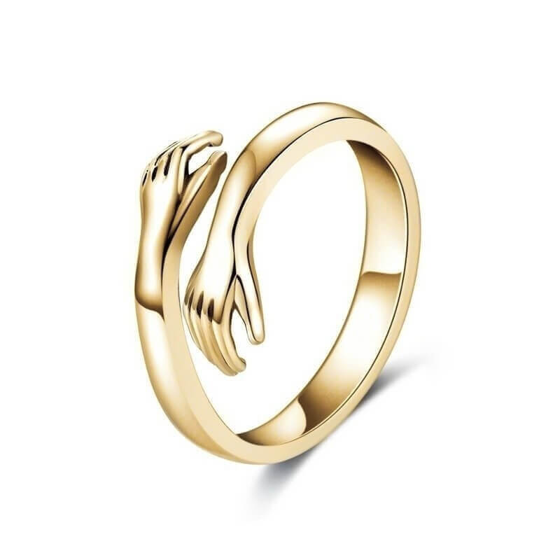 Hug Ring Solid Gold